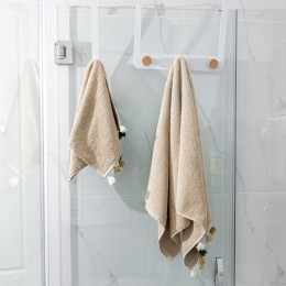 Estia Κρεμαστρα Πορτας Πενταπλη Μεταλλικη Λευκη