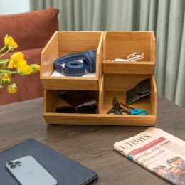 Estia Κουτι Οργανωσης Bamboo Essentials 35x31x12.5cm