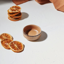 Estia Μπολ για Ντιπ Terra Πορσελανινο 6.5cm Salmon