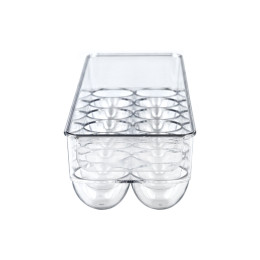 Κουτι Οργανωσης Ψυγειου Πλαστικο 11x37cm για Αυγα