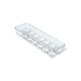 Κουτι Οργανωσης Ψυγειου Πλαστικο 11x37cm για Αυγα