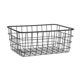 Estia Καλαθι Οργανωσης Μεταλλικο 28x22x12.5cm Μαυρο