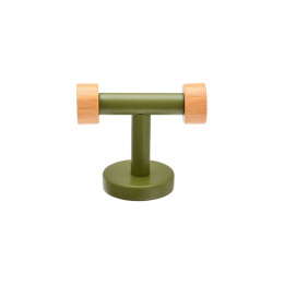 Estia Κρεμαστρα Επιτοιχια Olive Series Διπλη Μεταλλικη/bamboo Λαδι