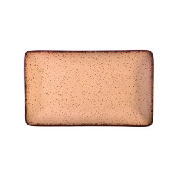 Estia Πιατελα Ορθογωνια Terra Πορσελανινη 27x16cm Salmon