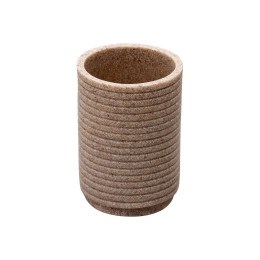 Estia Ποτηρακι Μπανιου Beige Ρητινης Μπεζ