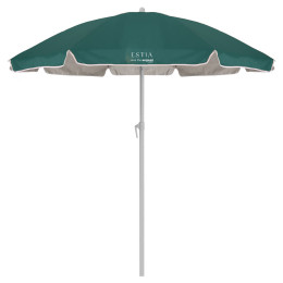 Estia Ομπρελα Θαλασσης Teal Green με Προστασια upf 50+ Μεταλλικη 1.8m