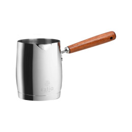 Estia Μπρικι Ανοξειδωτο Mokka 345ml με Ξυλινη Λαβη