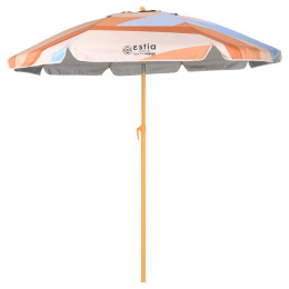 Estia Ομπρελα Θαλασσης Summer Daze με Προστασια upf 50+ Αλουμινιου 2m