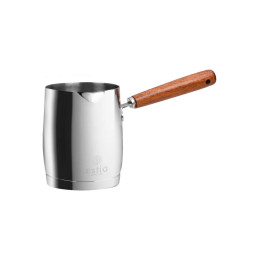 Estia Μπρικι Ανοξειδωτο Mokka 223ml με Ξυλινη Λαβη