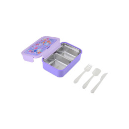 Estia Παιδικο Φαγητοδοχειο Save the Aegean 900ml με 2 Ανοξ. Θηκες Fairy Tales