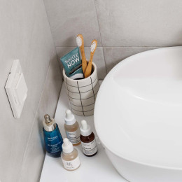 Estia Ποτηρακι Μπανιου Cage Κεραμικο 7.5x12cm