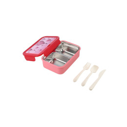 Estia Παιδικο Φαγητοδοχειο Save the Aegean 900ml με 2 Ανοξ. Θηκες Love Ascend