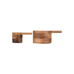 Estia Ξυλινη Μεζουρα Κουζινας Allure 13,7cm & 9,4cm σετ