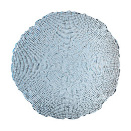 Estia Πιατελα Σερβιρισματος Roche Γυαλινη 32x2.9cm Μπλε