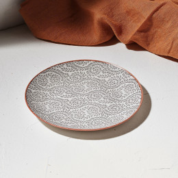 Estia Πιατο Ρηχο Vines Πορσελανινο 19cm