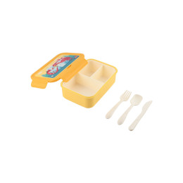 Estia Παιδικο Φαγητοδοχειο Save the Aegean 1400ml με 3 Θηκες Fortress Dragon