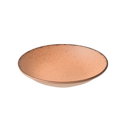 Estia Πιατο Βαθυ Terra Πορσελανινο 23cm Salmon