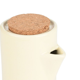 Estia Μπουκαλια για Λαδι & Ξυδι Allure Κεραμικα Ivory