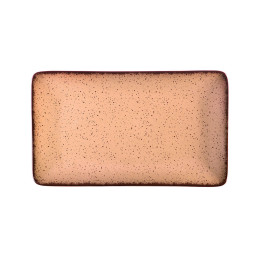 Estia Πιατελα Ορθογωνια Terra Πορσελανινη 31x21cm Salmon