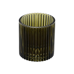 Estia Ποτηρακι Μπανιου Olive Series Γυαλινο 7.5x7.5x9.7cm Λαδι