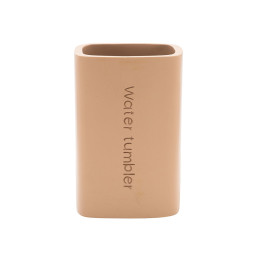 Estia Ποτηρακι Μπανιου Text Ρητινης Μπεζ