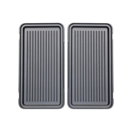 Estia Τοστιερα Black & Inox 2 Θεσεων 850w με Αποσπωμενες Αντικολλητικες Πλακες