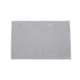 Estia Ταπετο Μπανιου Beads 80x50cm Πολυεστερα Γκρι Ανοιχτο