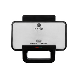 Estia Τοστιερα King Toast 2 Θεσεων 900w με Βαθιες Αποσπωμενες Αντικολλητικες Πλακες
