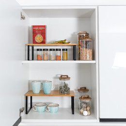 Estia Ραφιερα Οργανωσης Παγκου Bamboo Essentials 2 Τεμ.