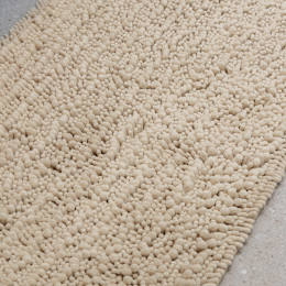 Estia Ταπετο Μπανιου Shaggy 80x50cm Πολυεστερα Taupe