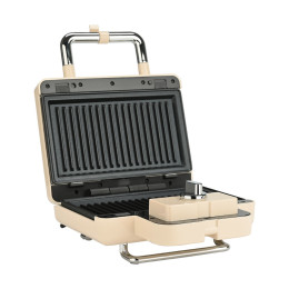 Estia Τοστιερα Retro Epoque 2 Θεσεων 800w με Αποσπωμενες Αντικολλητικες Πλακες