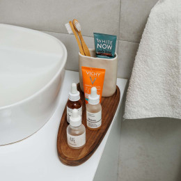 Estia Ποτηρακι Μπανιου Grain Κεραμικο 8.5x4.5x11cm