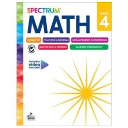 Spectrum Math Workbook Grade 4