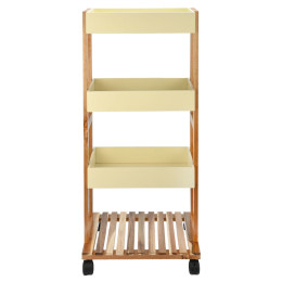 Estia Τρολεϊ Αποθηκευσης Allure 4 Επιπεδων Ivory