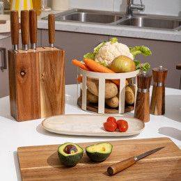 Estia Φρουτιερα Allure Μεταλλικη Ivory