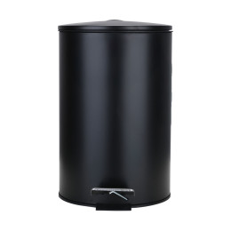 Χαρτοδοχειο Μπανιου Classic Soft Close 12lt ματ Μαυρο