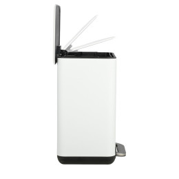 Estia Χαρτοδοχειο Μπανιου Cubic Soft Close 6lt Λευκο