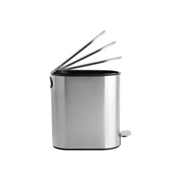 Estia Χαρτοδοχειο Μπανιου Slim Soft Close Ανοξειδωτο 5lt ματ Ινοξ