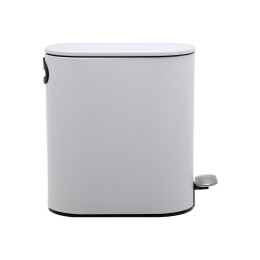 Estia Χαρτοδοχειο Μπανιου Slim Soft Close 5lt ματ Λευκο