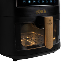 Estia Φριτεζα Αερος oak 1650w 7.2lt me Ψηφιακη Οθονη & 11 Προγραμματα Μαγειρεματος