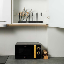 Estia Φουρνος Μικροκυματων oak 700w 20lt Μαυρο