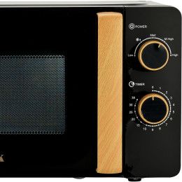 Estia Φουρνος Μικροκυματων oak 700w 20lt Μαυρο