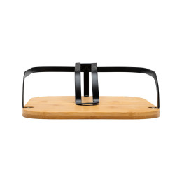 Estia Χαρτοπετσετοθηκη Bamboo Essentials Τετραγωνη Μεταλλικη