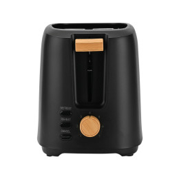 Estia Φρυγανιερα oak 2 Θεσεων 700w με 7 Επιπεδα Ψησιματος Μαυρη