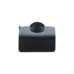 Estia Χαρτοθηκη Μεταλλικη με Βεντουζα Μαυρη