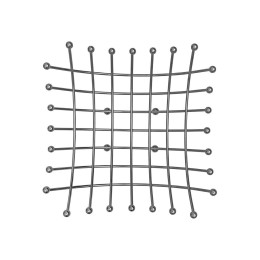 Estia Φρουτιερα Elegant Nickel Black απο Κραμα Ψευδαργυρου