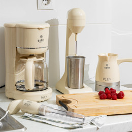 Estia Φραπεδιερα Επιτραπεζια Ivoris 100w με Ποτηρι/δοσομετρητη 500ml