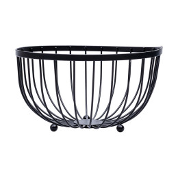 Φρουτιερα Μεταλλικη 25x13cm Μαυρη