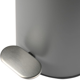 Estia Χαρτοδοχειο Μπανιου Slim Soft Close 5lt ματ Γκρι