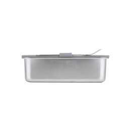 Estia Φαγητοδοχειο Click&seal Γυαλινο 1050ml 21.6x16.5x7.4cm με Καπακι Πλαστικο Ivory